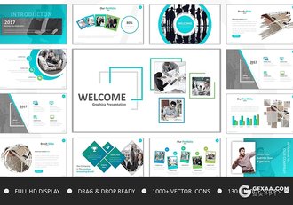 130页欧美高端商务多用途ppt模板 - 顶尖PPT