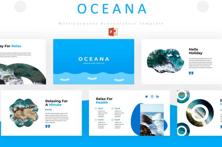 海洋主题展示设计营销方案PPT模板 - 顶尖PPT