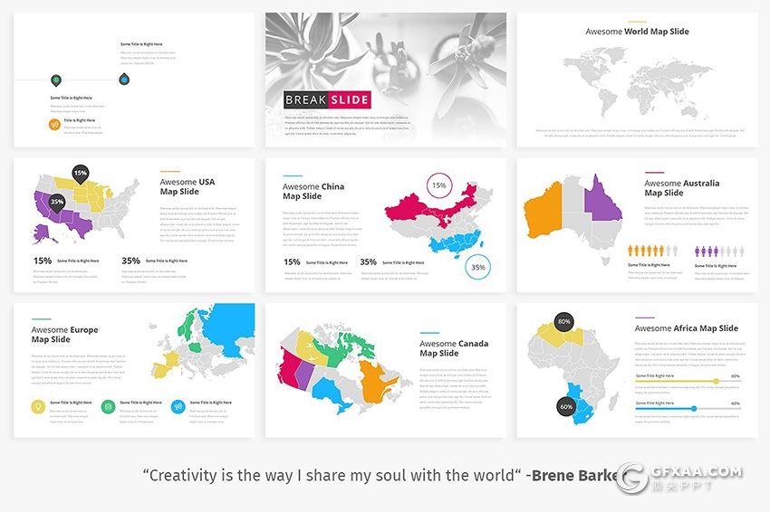 100页极简文艺商务多用途ppt模板 - 顶尖PPT
