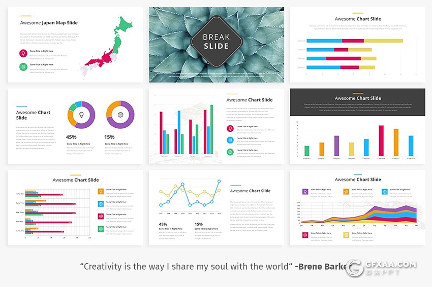 100页极简文艺商务多用途ppt模板 - 顶尖PPT