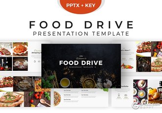 51页餐饮美食介绍展示keynote模板 - 顶尖PPT