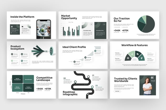 软件公司推介PPT模板 - 顶尖PPT