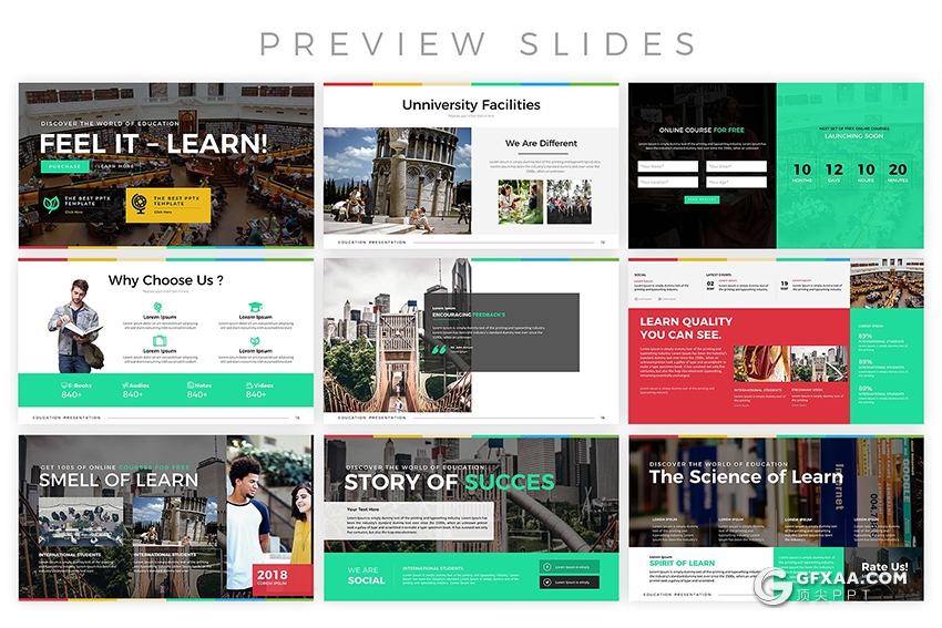 35页欧美风格新年计划工作汇报keynote模板 - 顶尖PPT