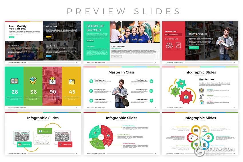 35页欧美风格新年计划工作汇报keynote模板 - 顶尖PPT