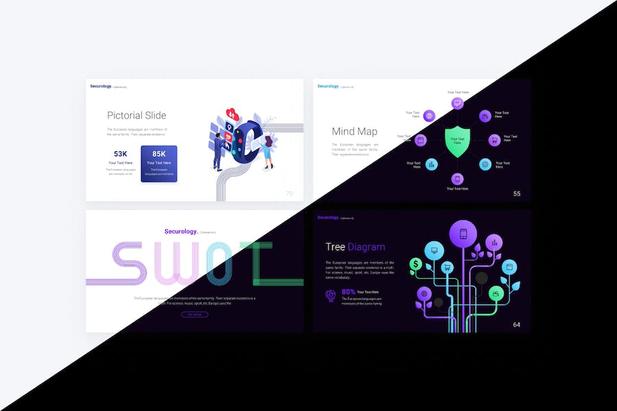 网络科技安全keynote模板 - 顶尖PPT