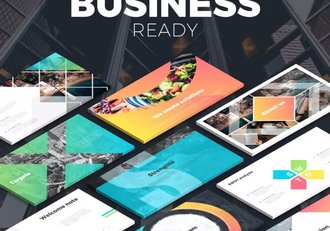 500多页欧美高端商务多用途PPT模板 19种主题配色 - 顶尖PPT