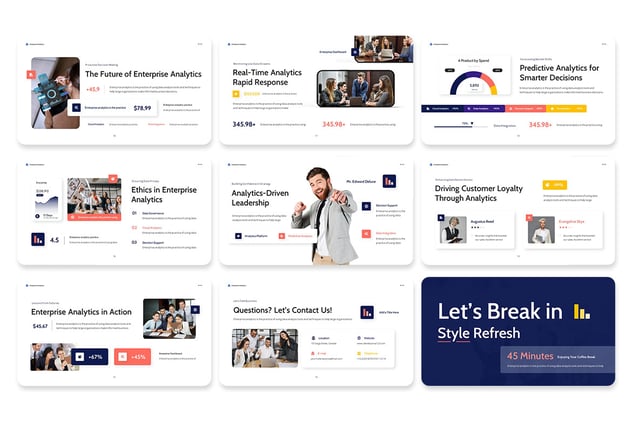 企业分析报告PPT演示模板 - 顶尖PPT