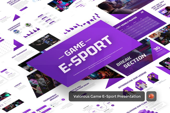 电竞游戏赛事策划推介PPT模板 - 顶尖PPT