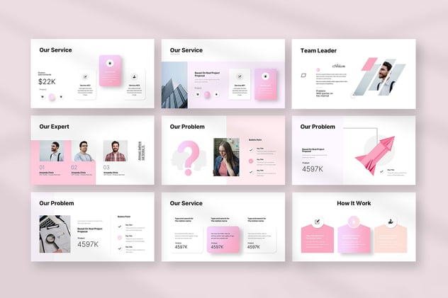 极简风格商业商务通用PPT模板 - 顶尖PPT