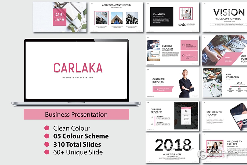 60多页欧美简约商务多用途keynote模板 - 顶尖PPT