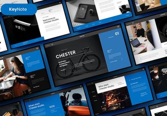 商务演示企业介绍市场分析keynote模板 - 顶尖PPT