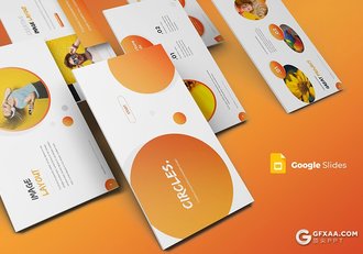 30页创意圆形组合商务Google Slides模板 - 顶尖PPT