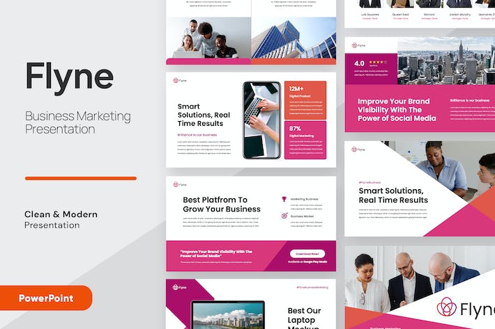 欧美市场营销策划PPT模板 - 顶尖PPT