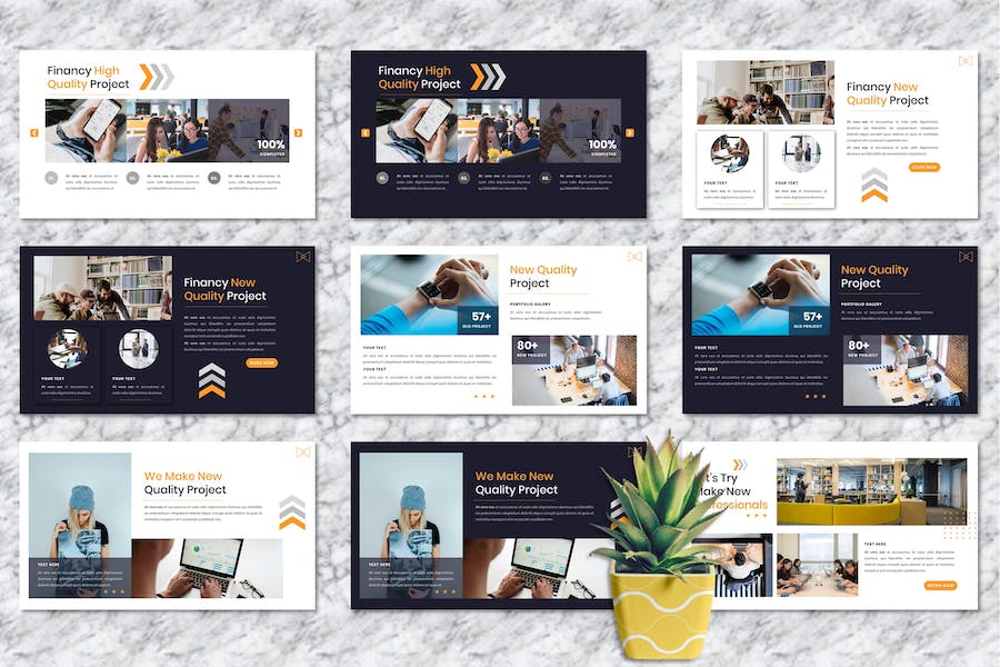 财务金融创意方案演讲PPT模板 - 顶尖PPT