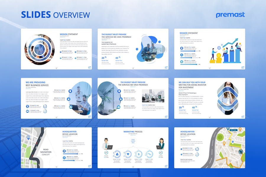 营销计划团队架构PPT模板 - 顶尖PPT