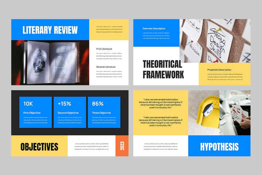 创意论文答辩学术研究展示Keynote模板 - 顶尖PPT