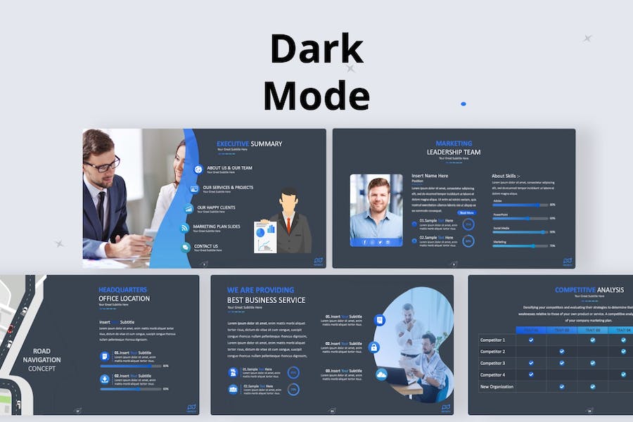 营销计划团队架构PPT模板 - 顶尖PPT
