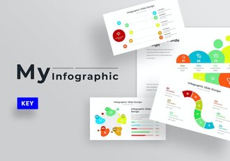 国外个人业务信息图形展示Keynote模板 - 顶尖PPT