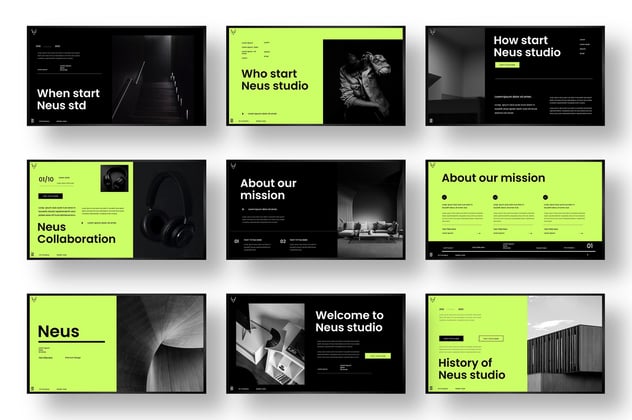 极简风格业务合作产品展示keynote模板 - 顶尖PPT