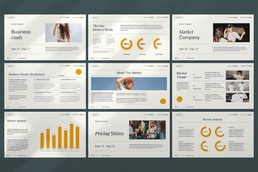 品牌宣传服务介绍展示PPT模板 - 顶尖PPT