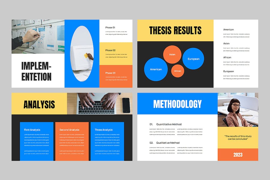 创意论文答辩学术研究展示Keynote模板 - 顶尖PPT