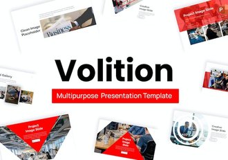 红色现代商业项目合作企业介绍PPT模板 - 顶尖PPT