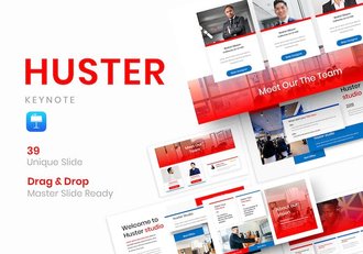 活力商务企业宣传推广Keynote模板 - 顶尖PPT