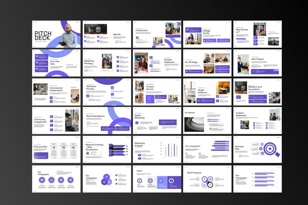 简约风格创业项目Keynote演示模板 - 顶尖PPT