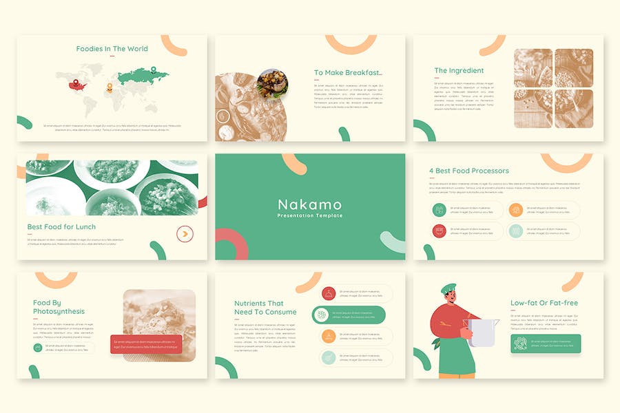 清新风格展示PPT模板 - 顶尖PPT