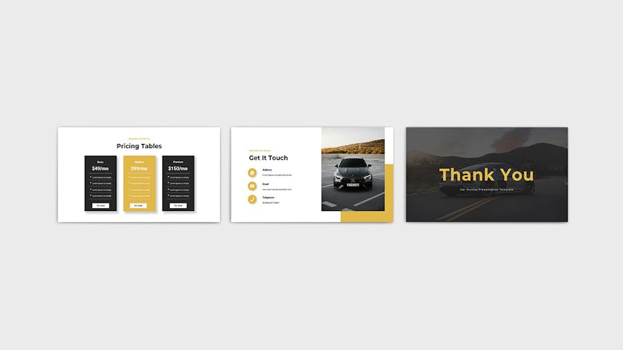 汽车展示PPT模板 - 顶尖PPT