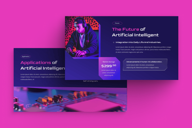 人工智能融资演讲方案Keynote模板 - 顶尖PPT