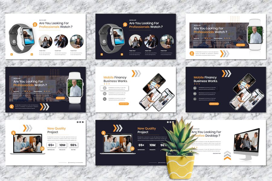 财务金融创意方案演讲PPT模板 - 顶尖PPT