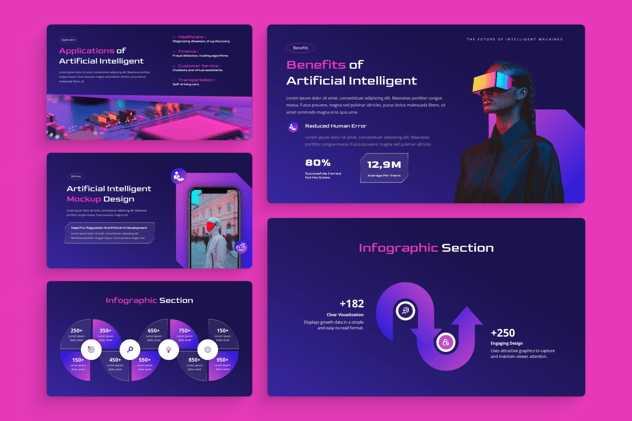 人工智能融资演讲方案Keynote模板 - 顶尖PPT