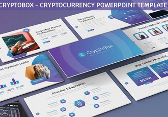 加密货币PowerPoint模板 - 顶尖PPT