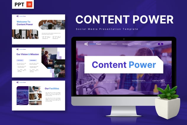 社交媒体市场分析PPT模板 - 顶尖PPT