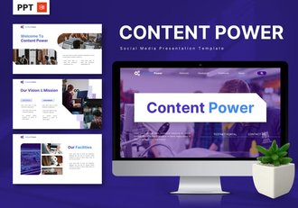 社交媒体市场分析PPT模板 - 顶尖PPT