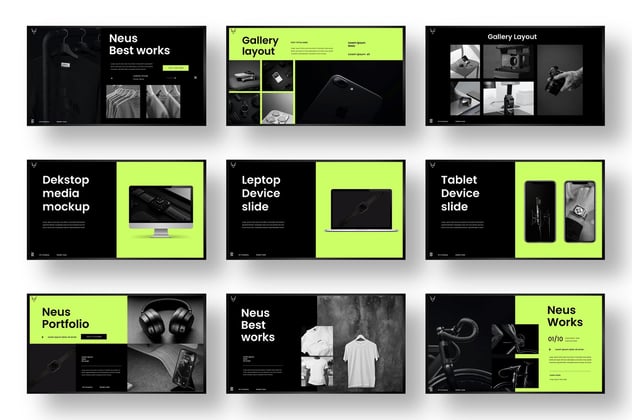 极简风格业务合作产品展示keynote模板 - 顶尖PPT