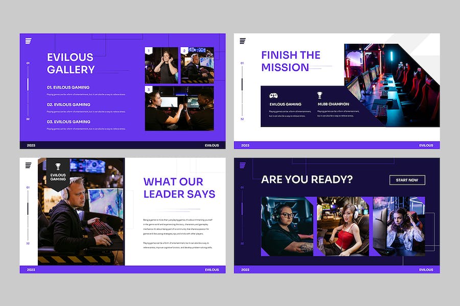 现代游戏发展趋势方案PPT模板 - 顶尖PPT