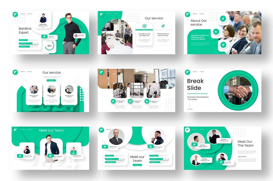 商业运营管理方案展示PPT模板 - 顶尖PPT