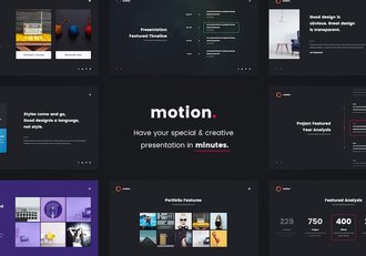 创意动画彩色国外商务商用多用途PPT模板 - 顶尖PPT