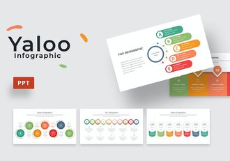 信息图表数据统计分析展示PPT模板 - 顶尖PPT