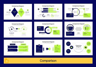 产品对比分析竞争方案PPT模板 - 顶尖PPT