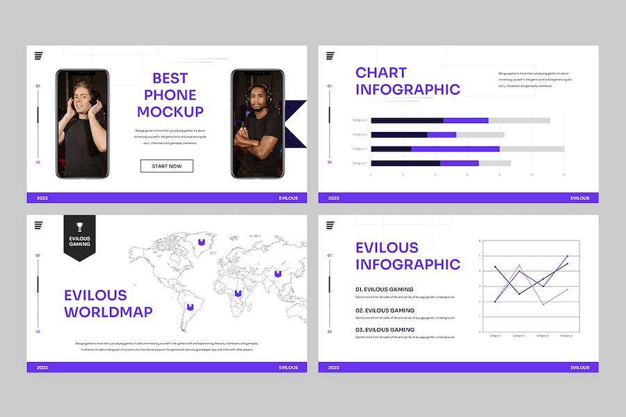 现代游戏发展趋势方案PPT模板 - 顶尖PPT