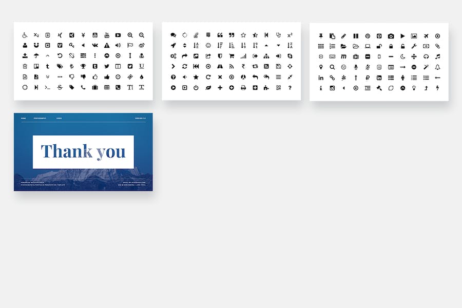 摄影行业作品展示PPT模板 - 顶尖PPT