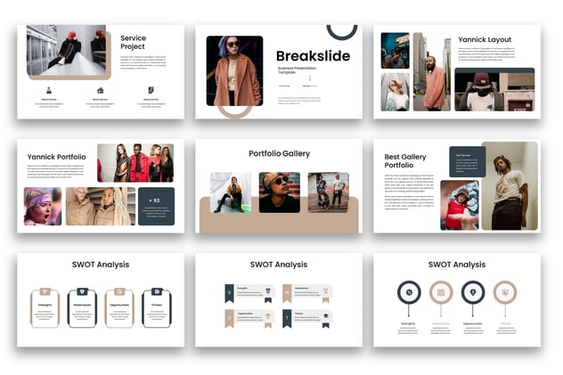 商务项目展示工作汇报PPT模板 - 顶尖PPT