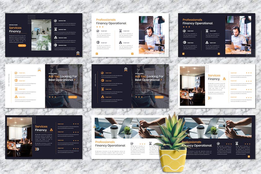 财务金融创意方案演讲PPT模板 - 顶尖PPT