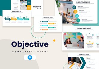 商业目标规划方案信息图形Keynote模板 - 顶尖PPT