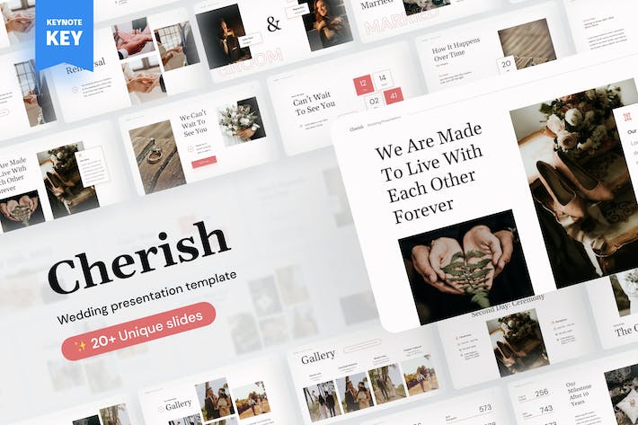 婚礼活动策划布置情人节祝福keynote模板 - 顶尖PPT