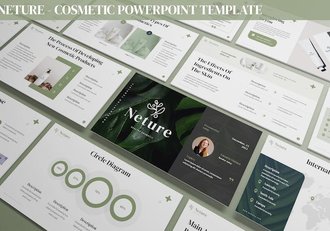 化妆品营销宣传介绍研发PPT模板 - 顶尖PPT
