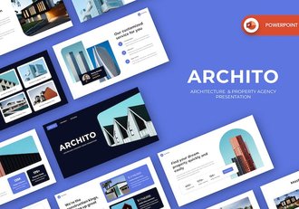 房地产建筑物业管理PPT模板 - 顶尖PPT